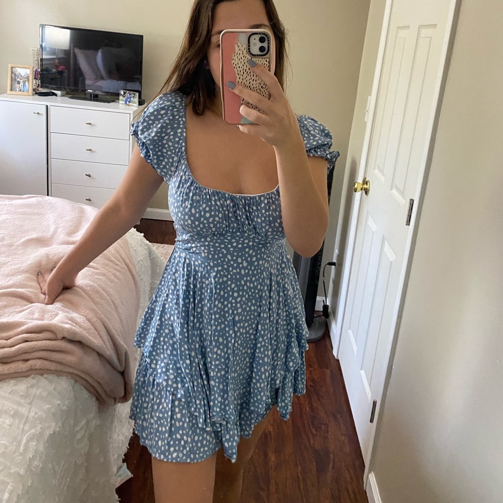 Forever 21 Spotted Dress